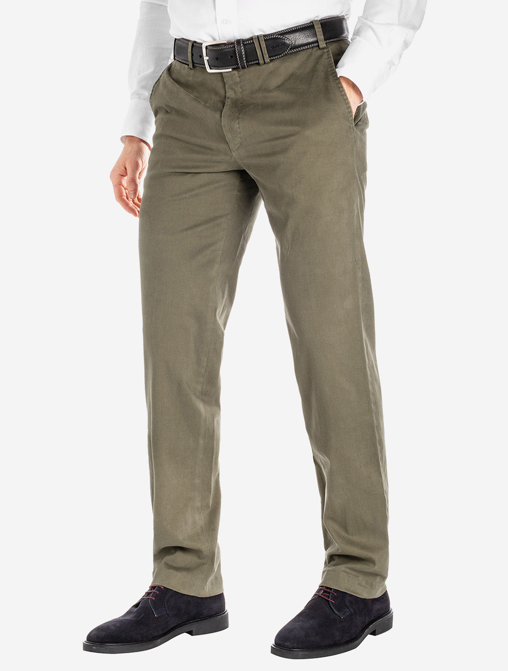 Chino coupe contemporaine Moss