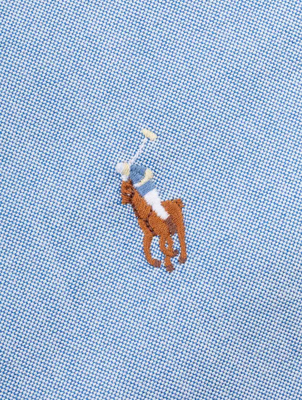 Custom Fit Oxford Shirt Blue