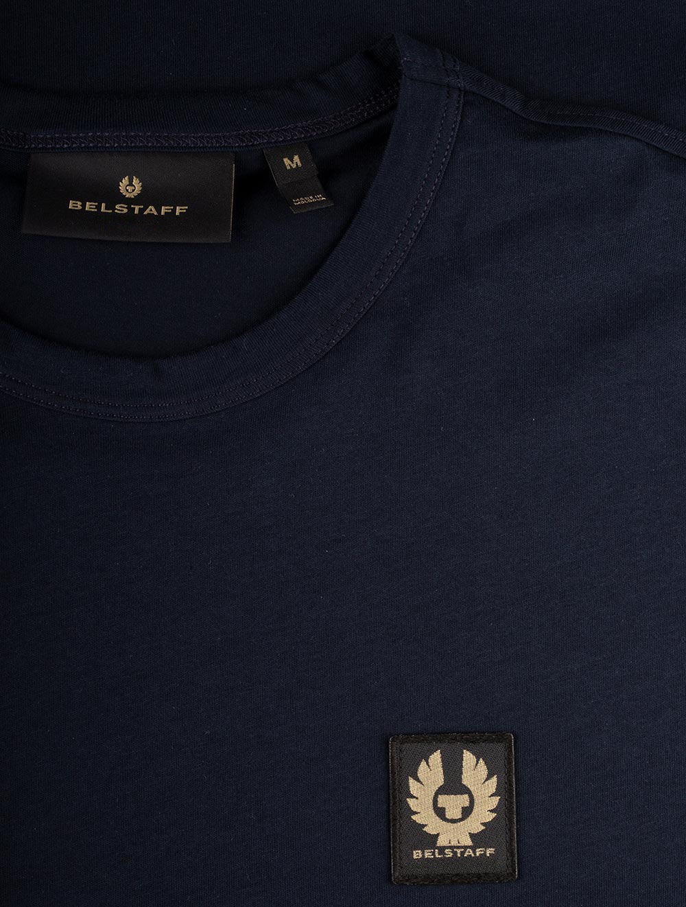 Baumwoll-T-Shirt Dunkle Tinte