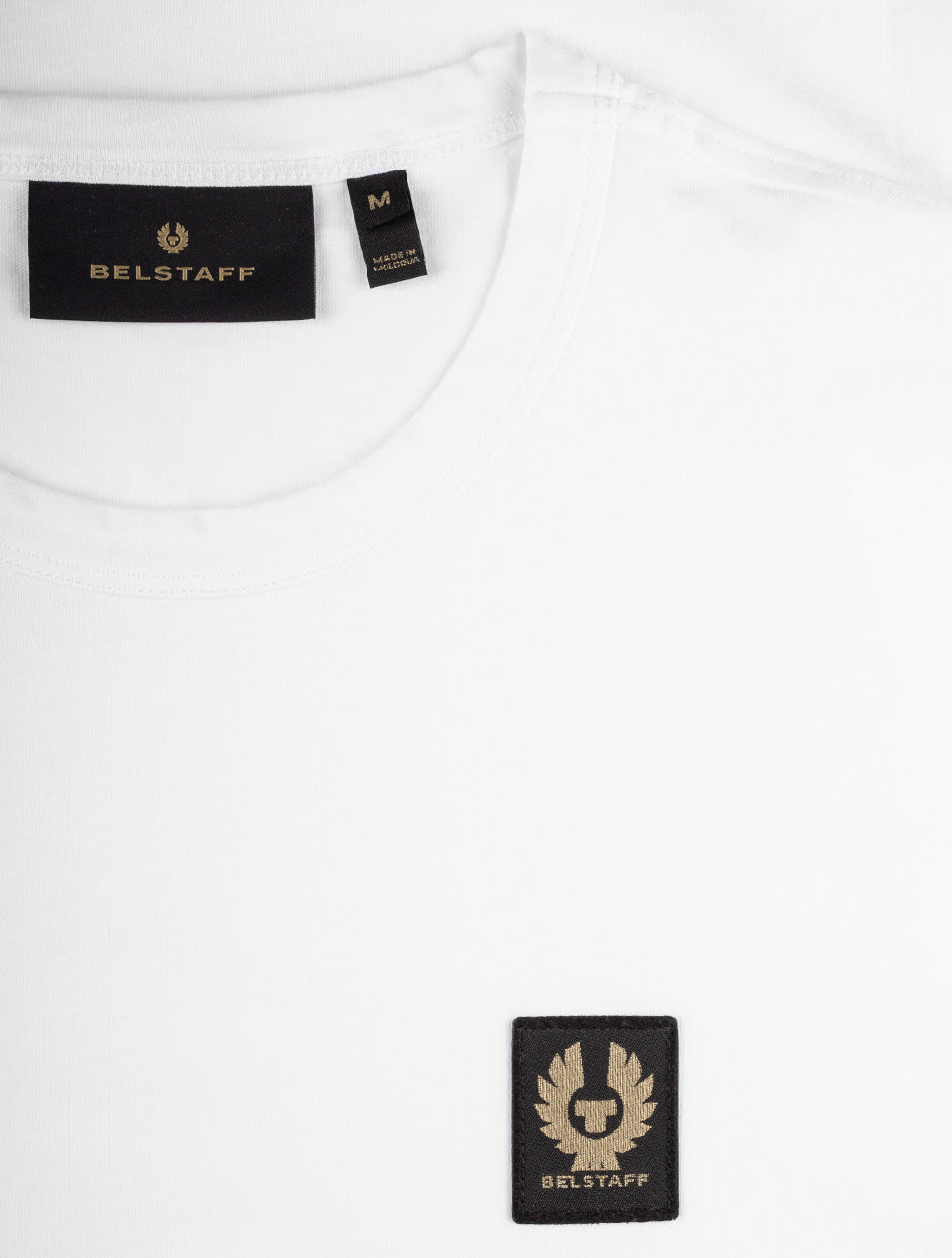 Dappled Cotton T-Shirt White