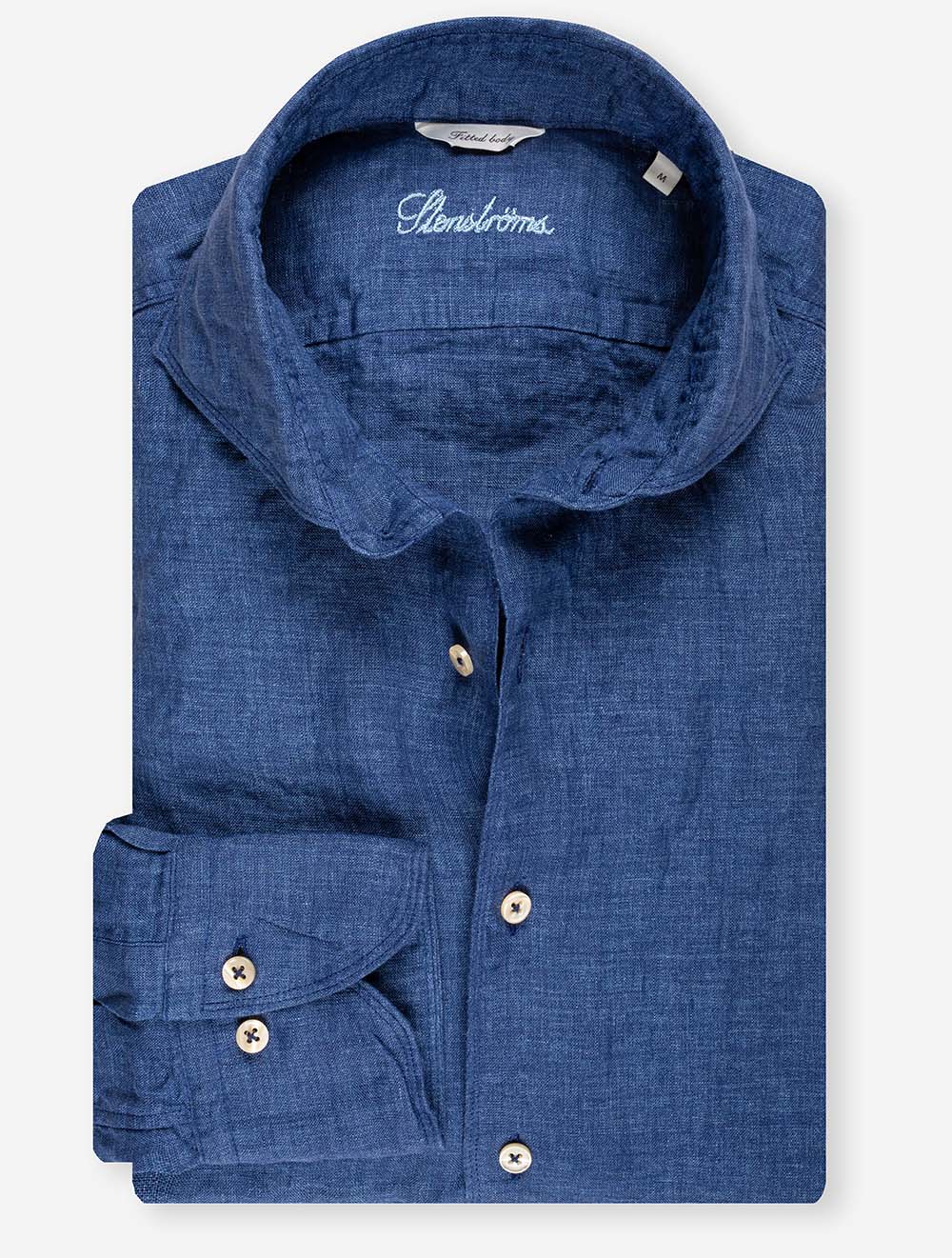 Regular Linen Shirt Navy