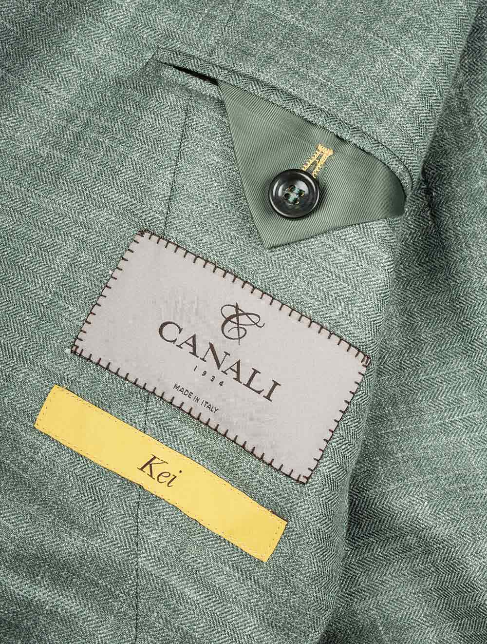 Canali Unlined Jacket Green AI4