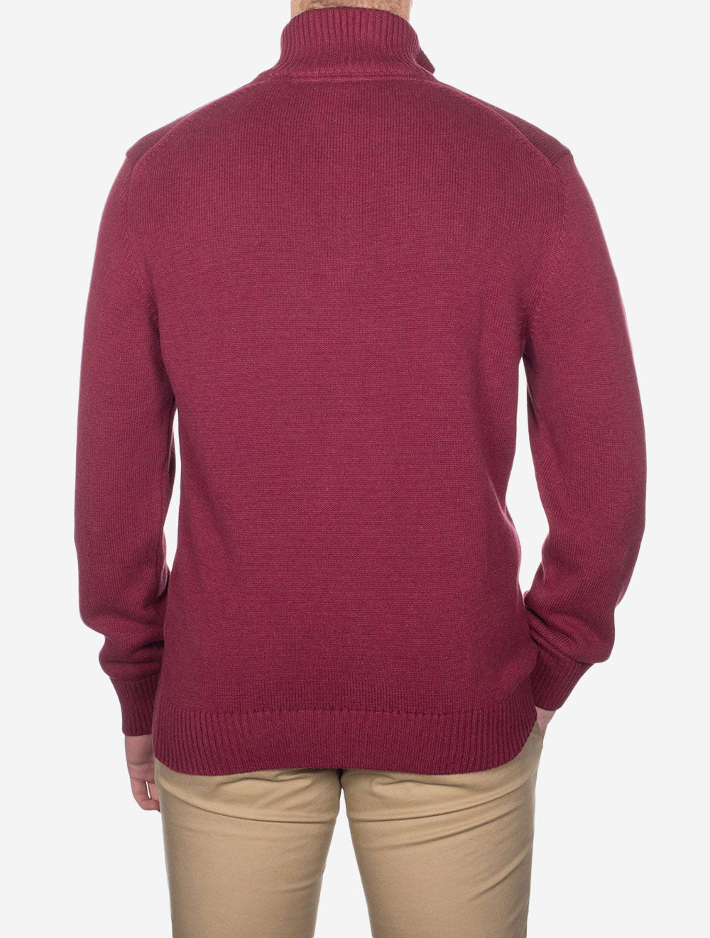 Gant Casual Cotton Half Zip Plumped Red AI2
