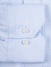 Houndstooth Buttondown Collar Shirt Blue