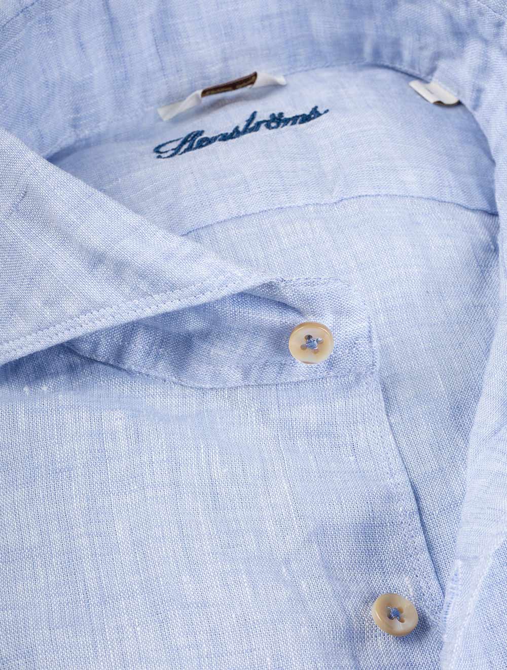 Regular Linen Shirt Blue