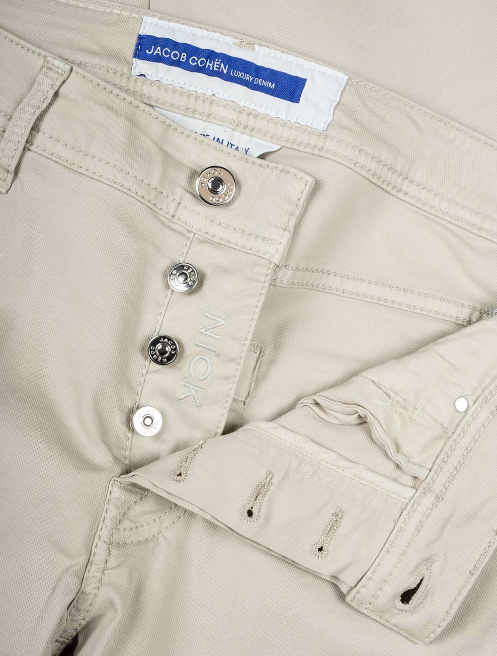 Jacob Cohen Nick 5 Pocket Chino Beige | Comfortable and