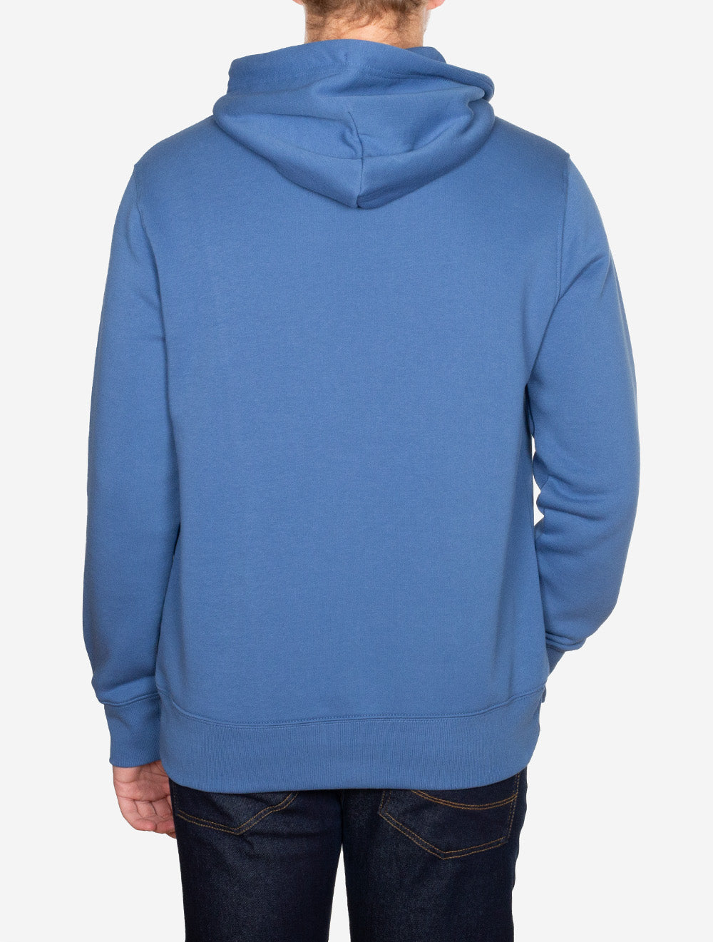 Regular Fit Shield Hoodie Vintage Blue