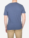 Regular Shield Short Sleeve T-Shirt Dark Jeansblue Melange