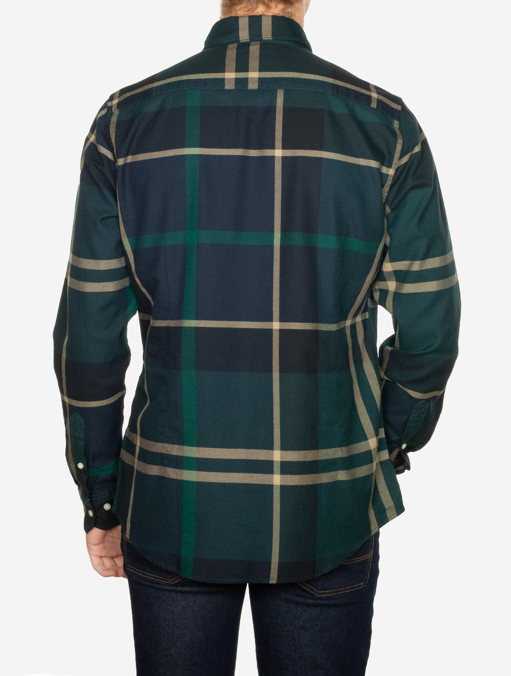 Dunoon Tailored Shirt Green Loch