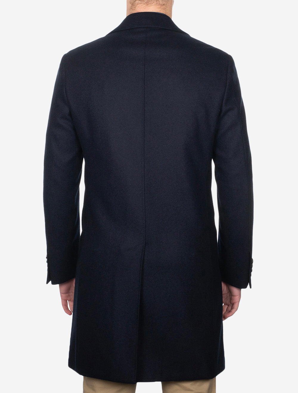 Wool Overcoat Navy