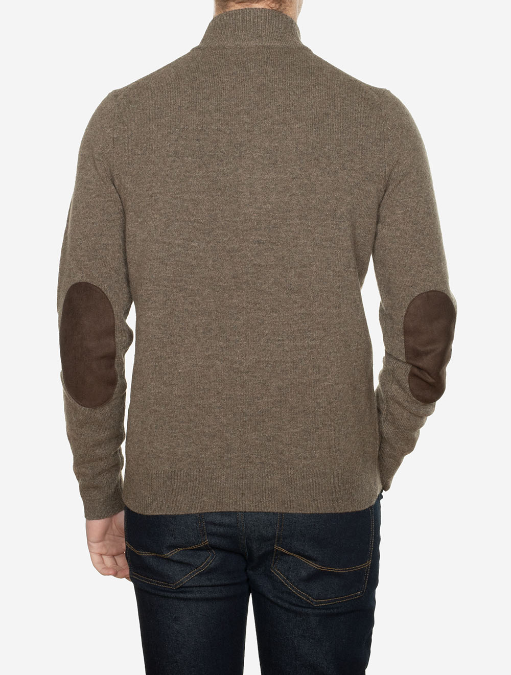 Barbour Essential Patch Half Zip Dark Stone AI2