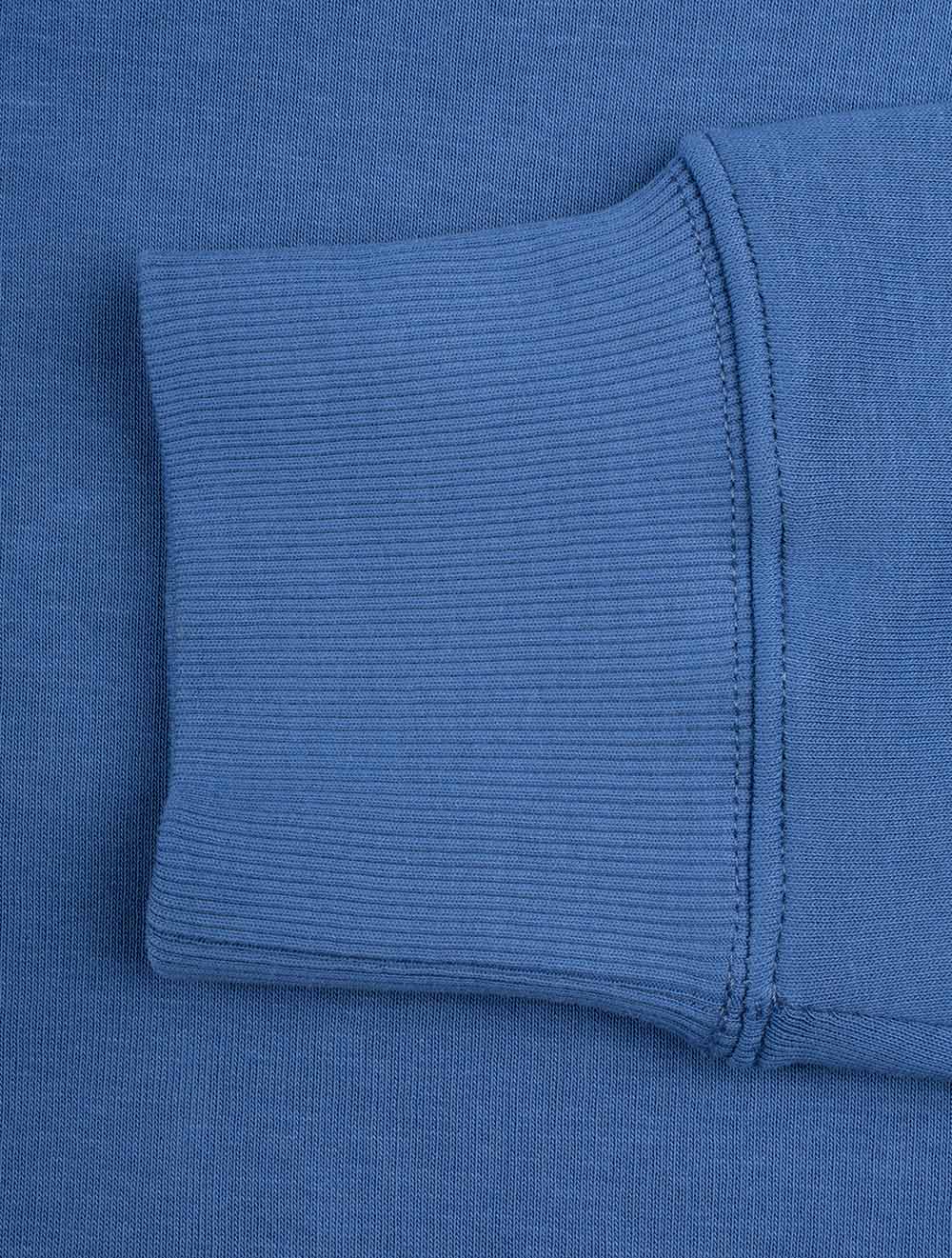 Regular Fit Shield Hoodie Vintage Blue