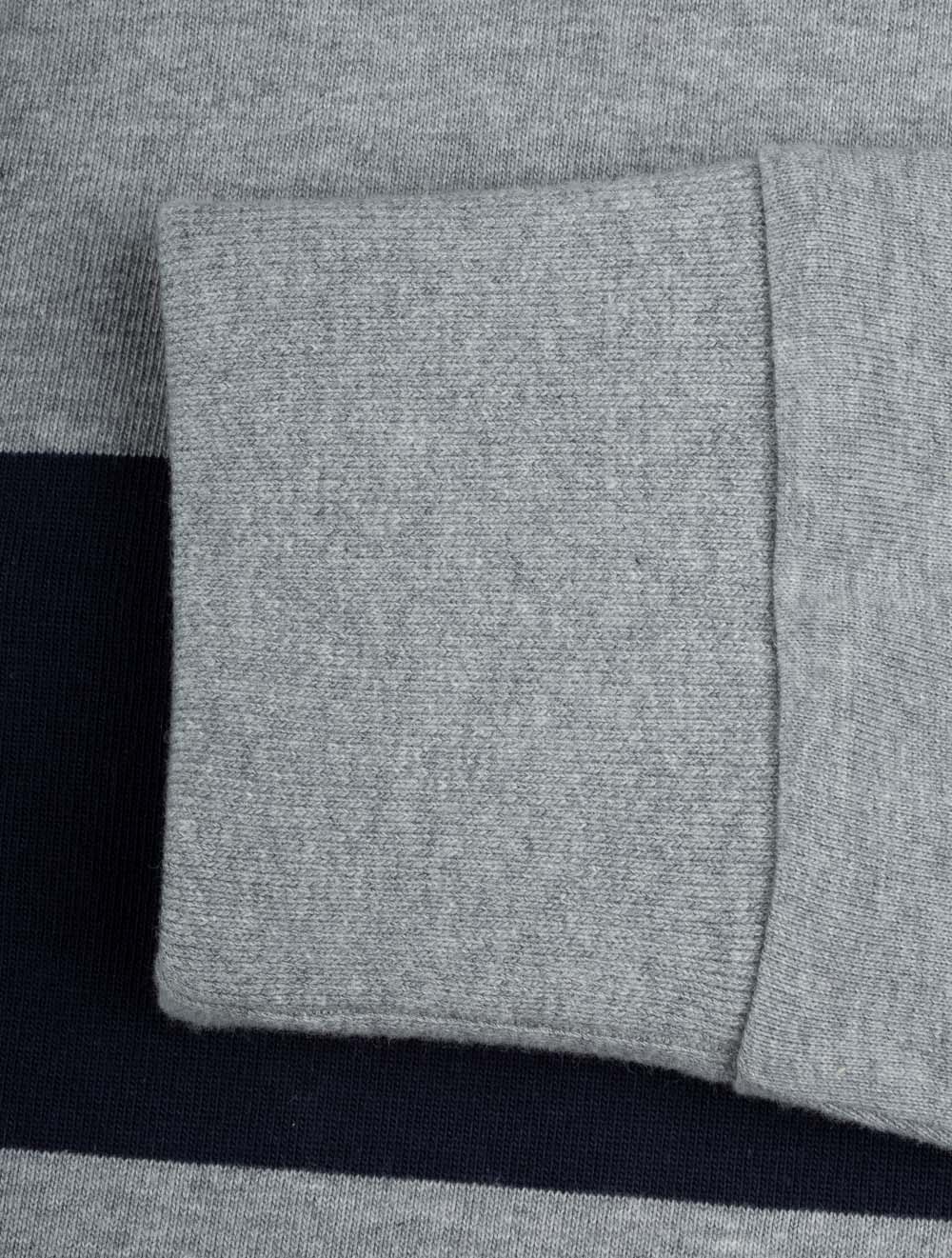 Regular Fit Chambray Stripe Heavy Rugger Grey Melange