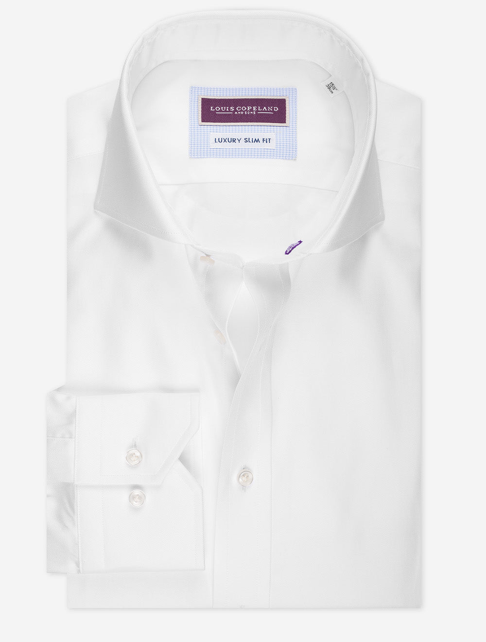 Slim Fit Single Cuff Shirt White