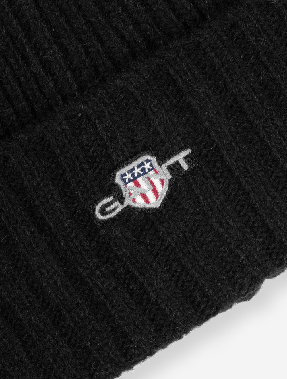 Shield Wool Beanie Black