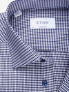ETON Contemporary Houndstooth Shirt Navy