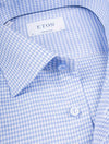 ETON Contemporary Houndstooth Shirt Blue