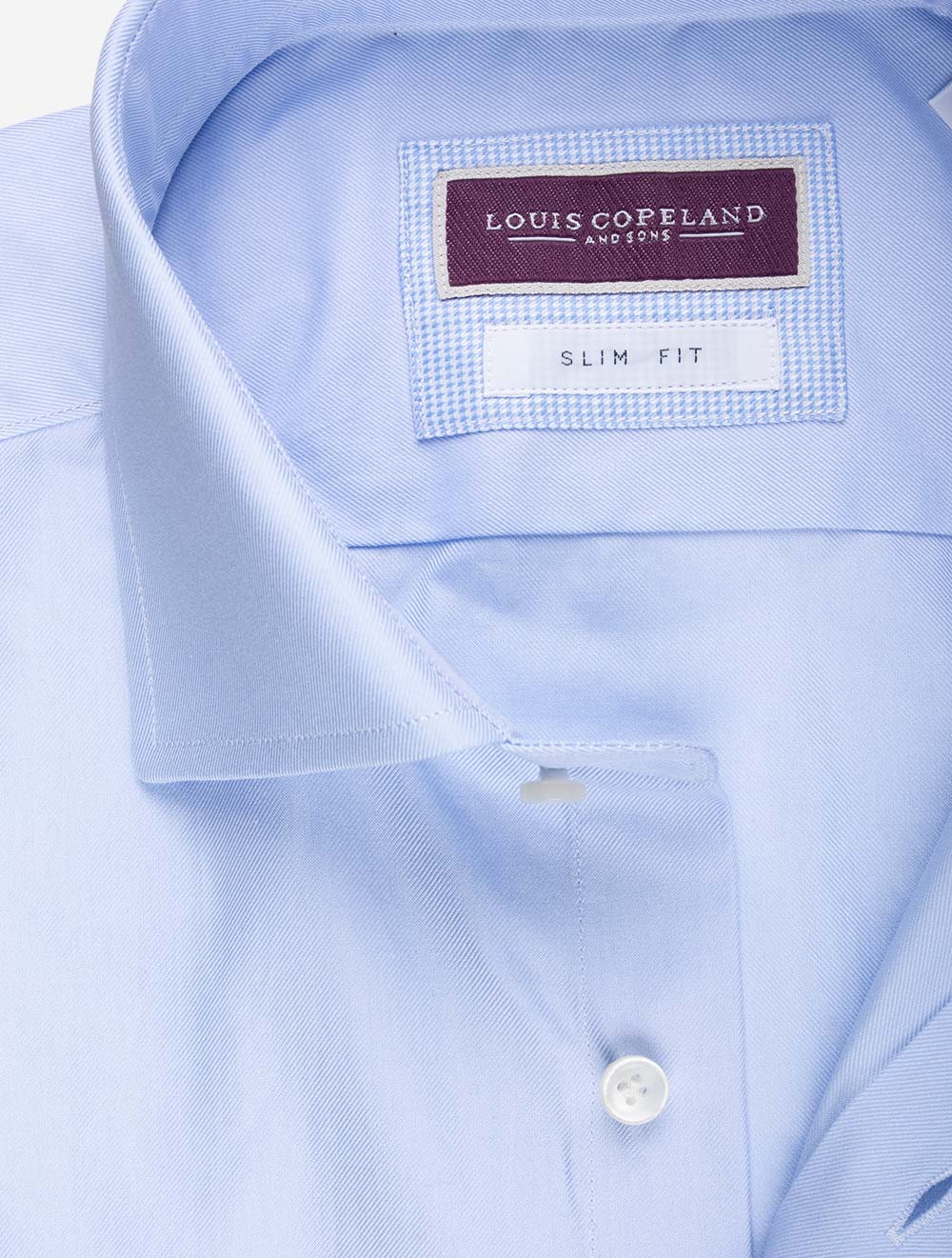 Louis Copeland Slim Fit Thomas Mason Blue AI1