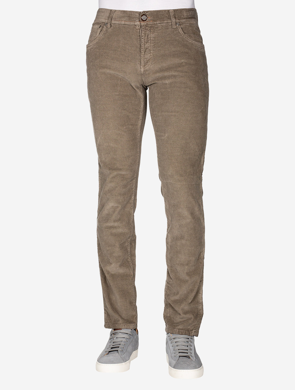 Luxus Baumwoll Kaschmir Kordel Beige