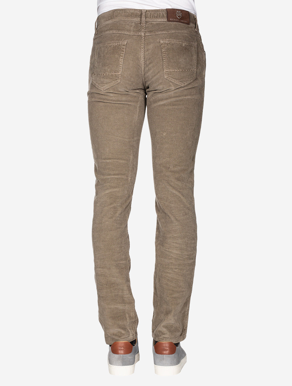 Luxus Baumwoll Kaschmir Kordel Beige