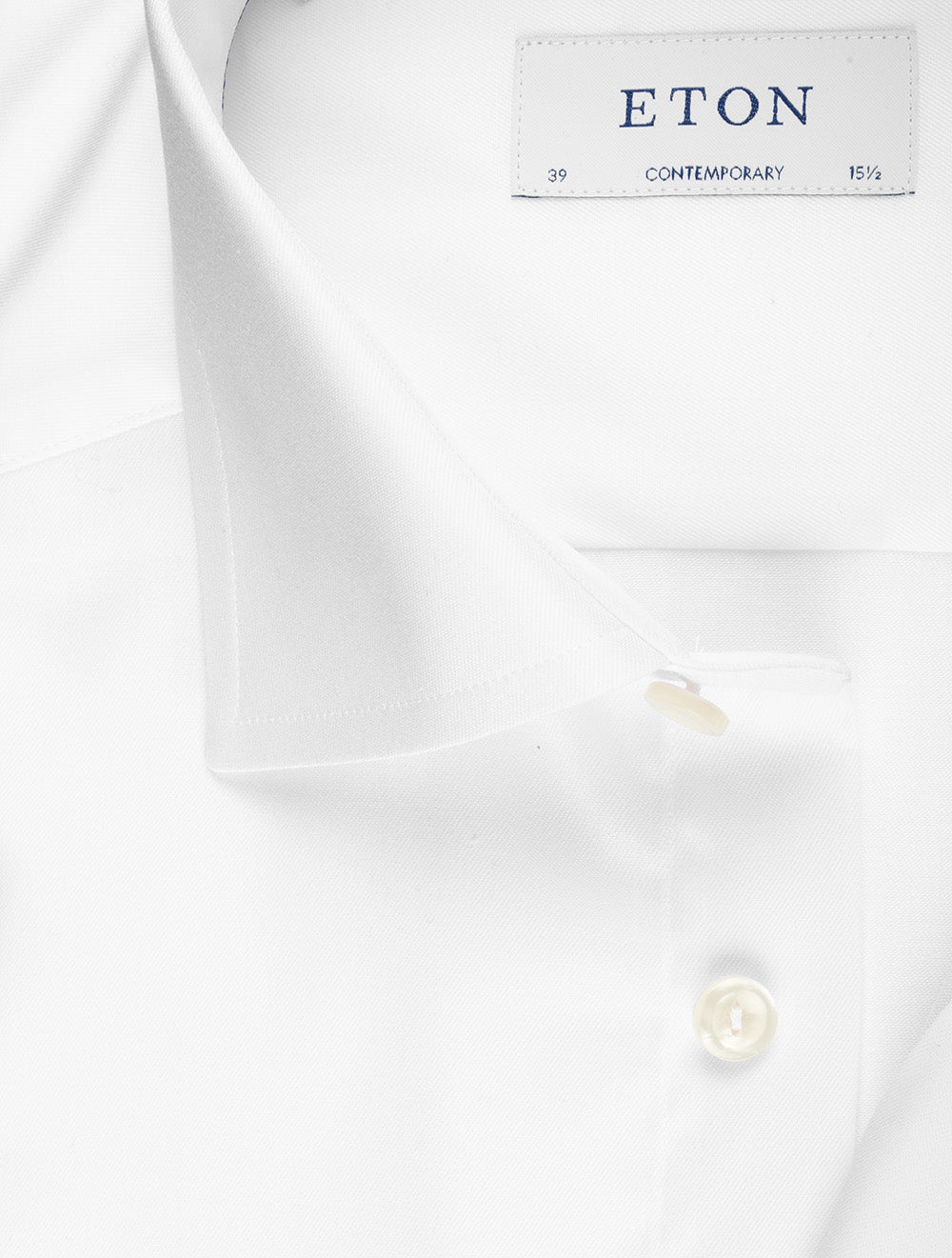 Contemporary Fit Plain Business Shirt White