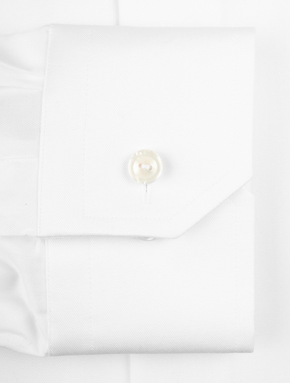 Contemporary Fit Plain Business Shirt White