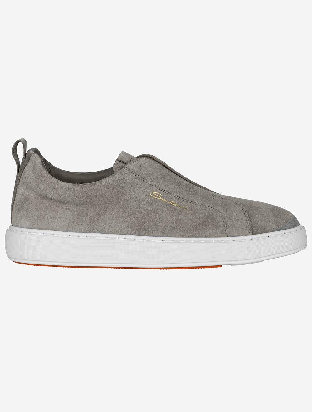 Suede Slip On Sneaker Grey