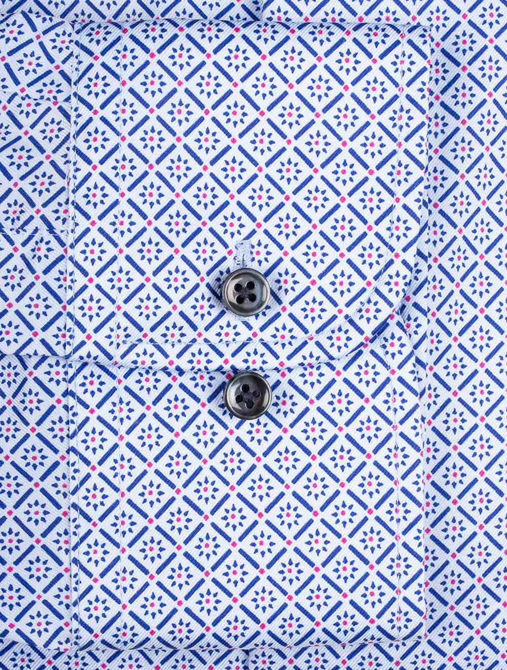 Pattern Shirt Blue