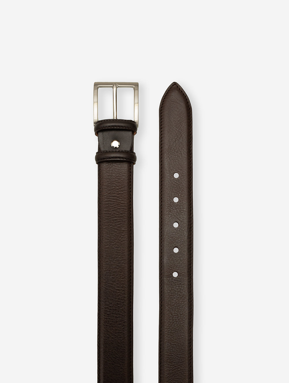 Louis Copeland Casual Belt With Contrast St Brown AI1