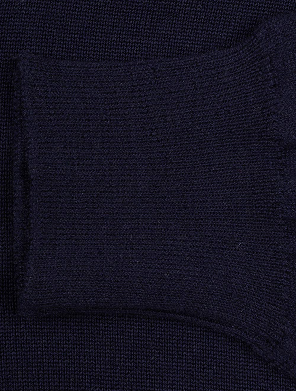 Half Zip Mock Neck Jumper Navy