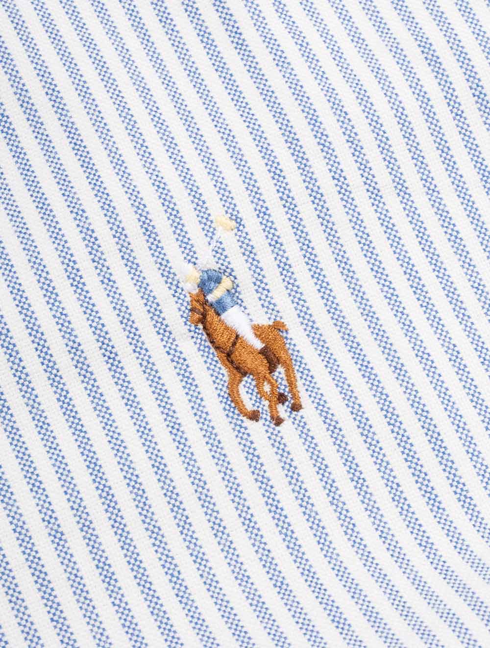 RL Custom Fit Oxford Shirt-Blue