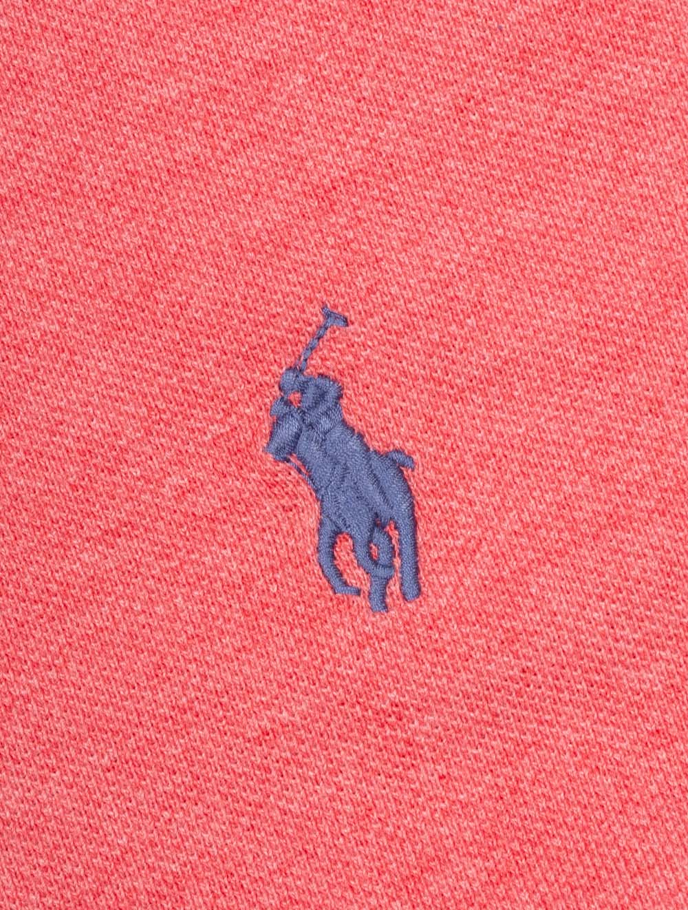 Custom Slim Fit Polo Shirt Coral Red