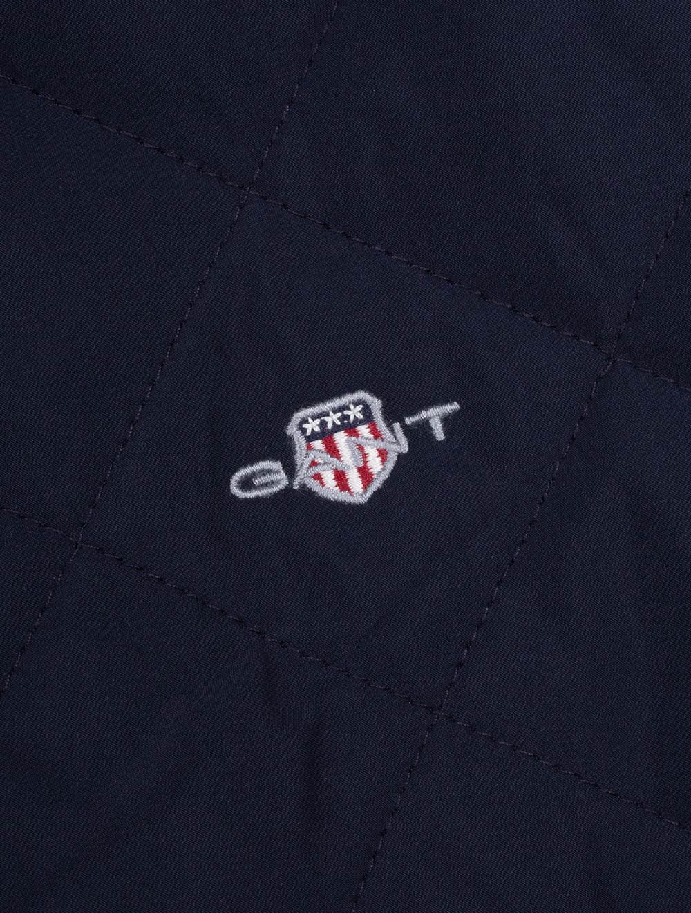 Quilted Windcheater Vest Evening Blue