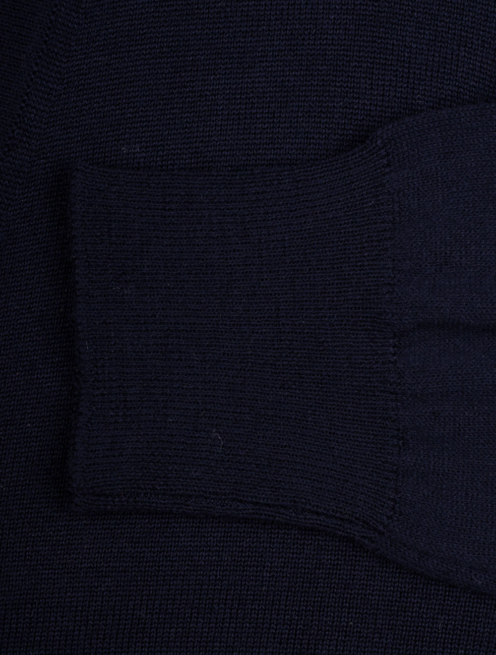 Merino Wool Cardigan Navy