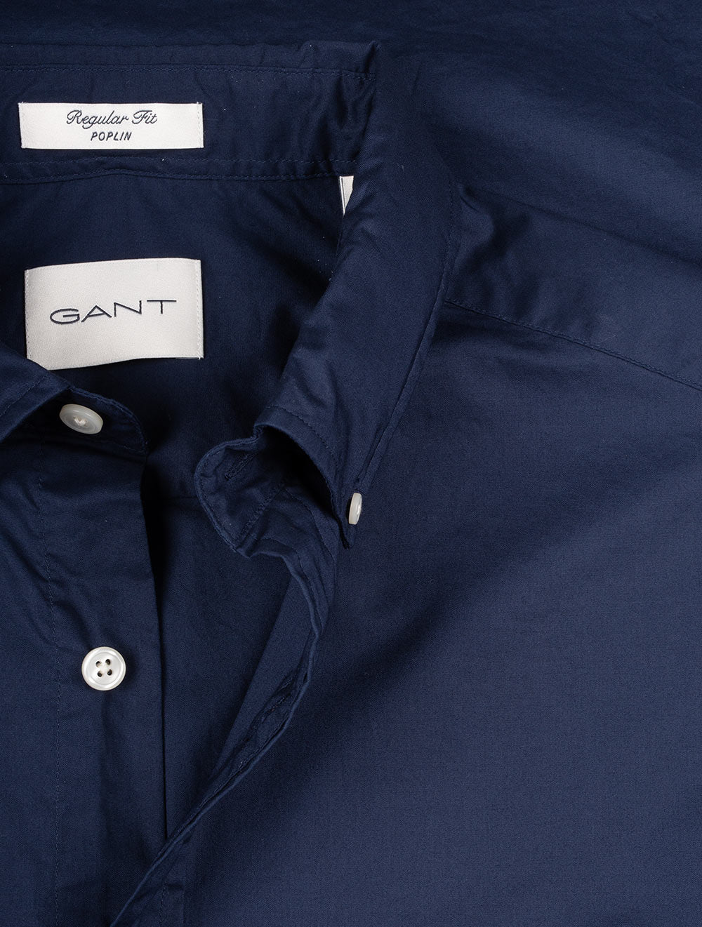 Regular Classic Poplin Shirt Marine