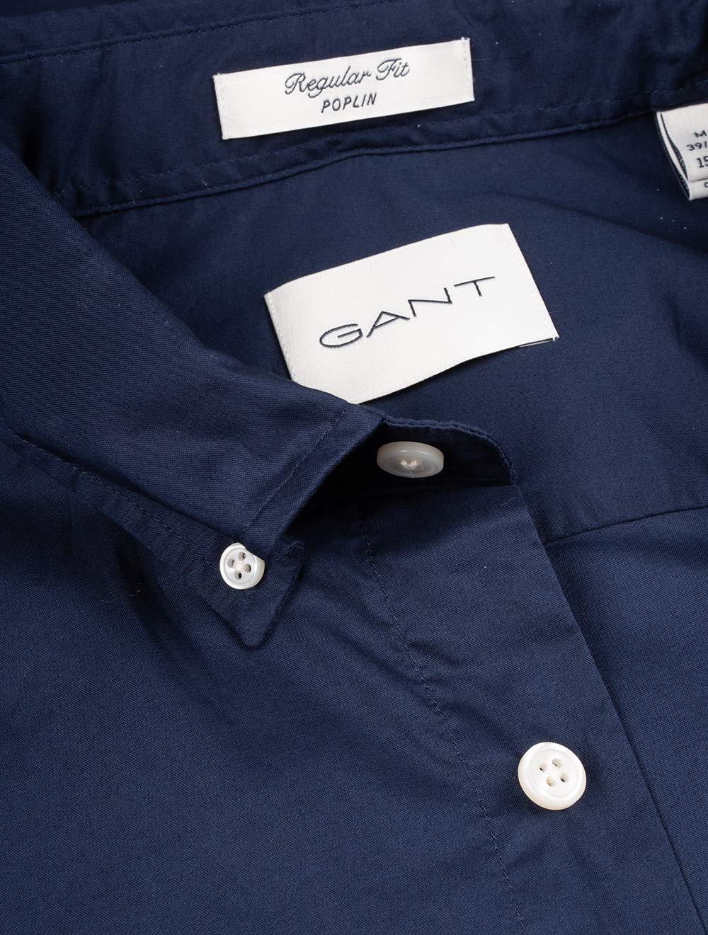 Regular Classic Poplin Shirt Marine