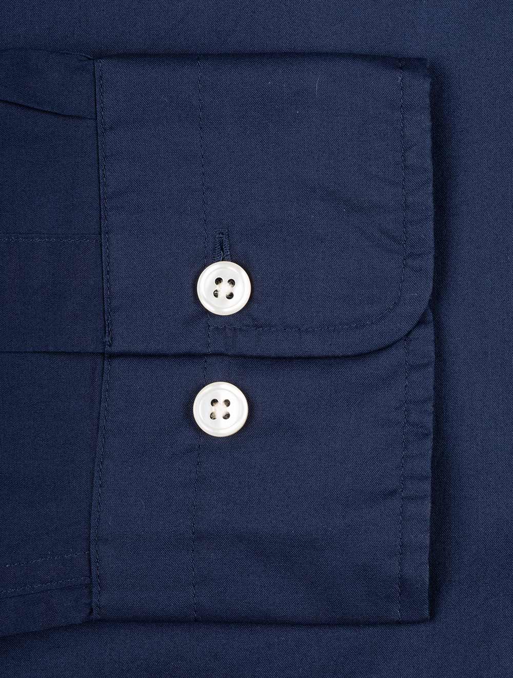 Regular Classic Poplin Shirt Marine