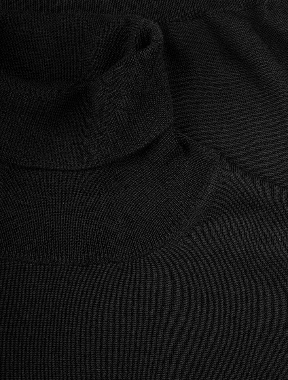 Louis Copeland Merino Turtle Neck Black AI3