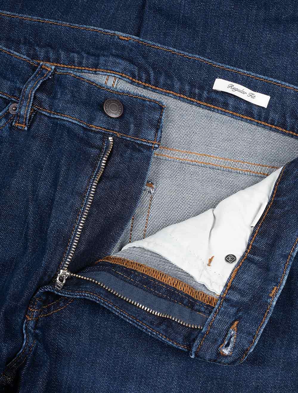 Regular Jeans Dark Blue