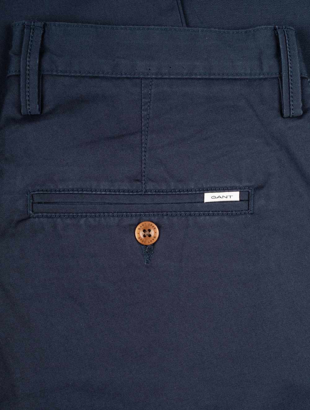 SLIM TWILL CHINOS-Marine