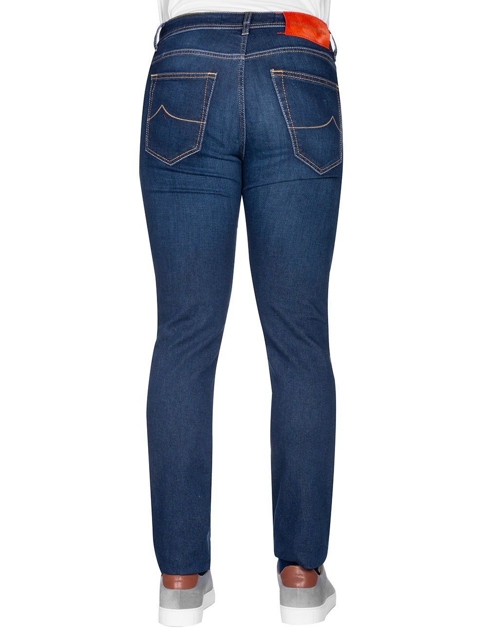 Jacob Cohen Orange Badge Jeans Navy Denim AI2