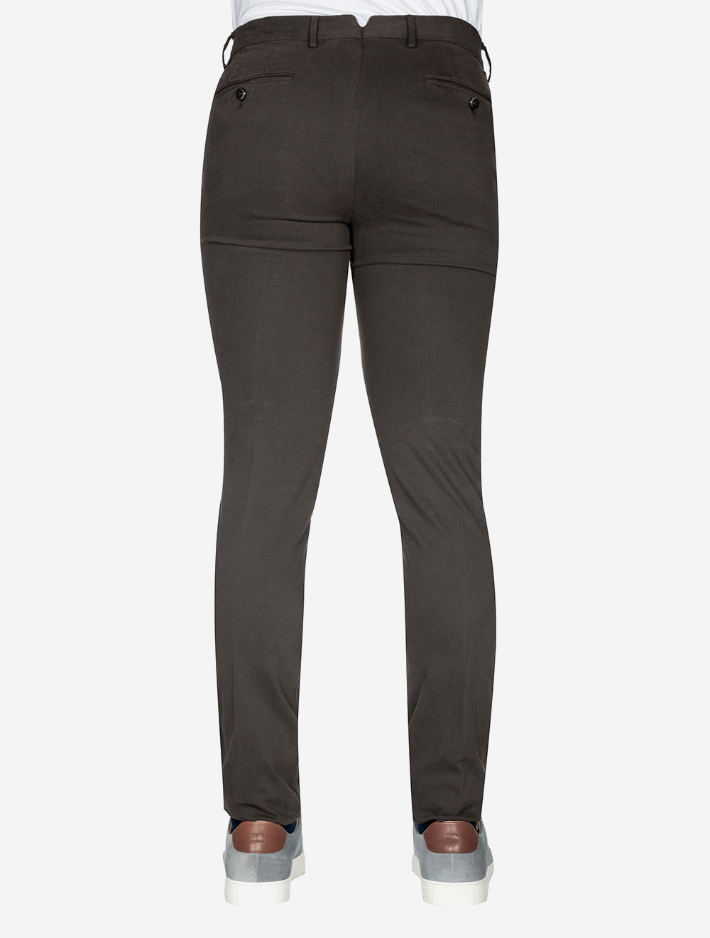Stretch Cotton Chino Brown