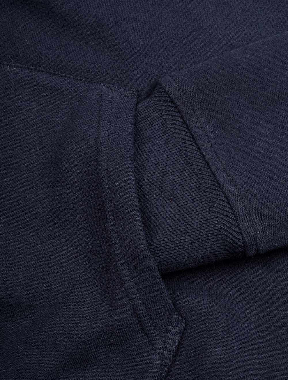 Cotton Hoodie Dark Ink