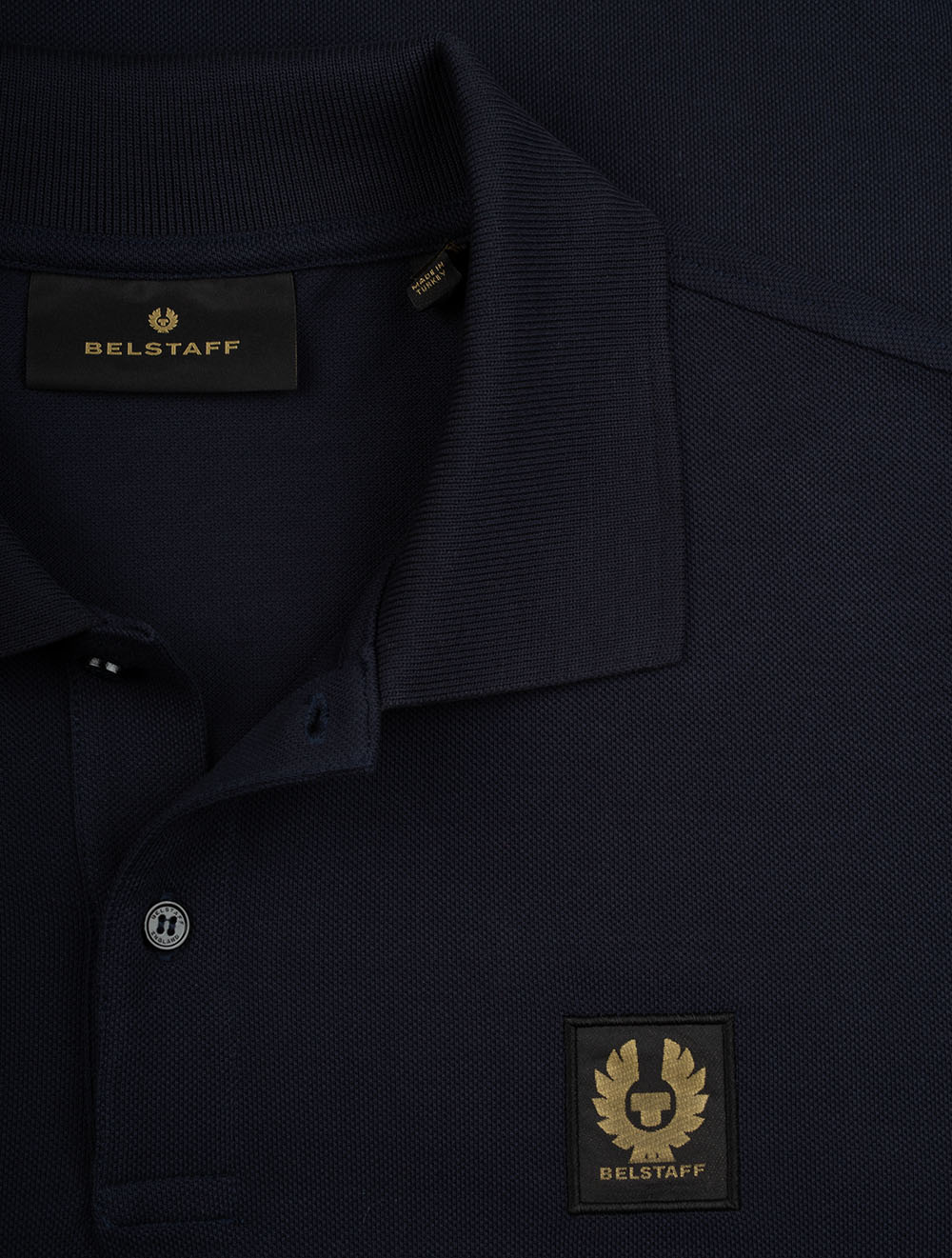 Long Sleeved Polo Dark Ink
