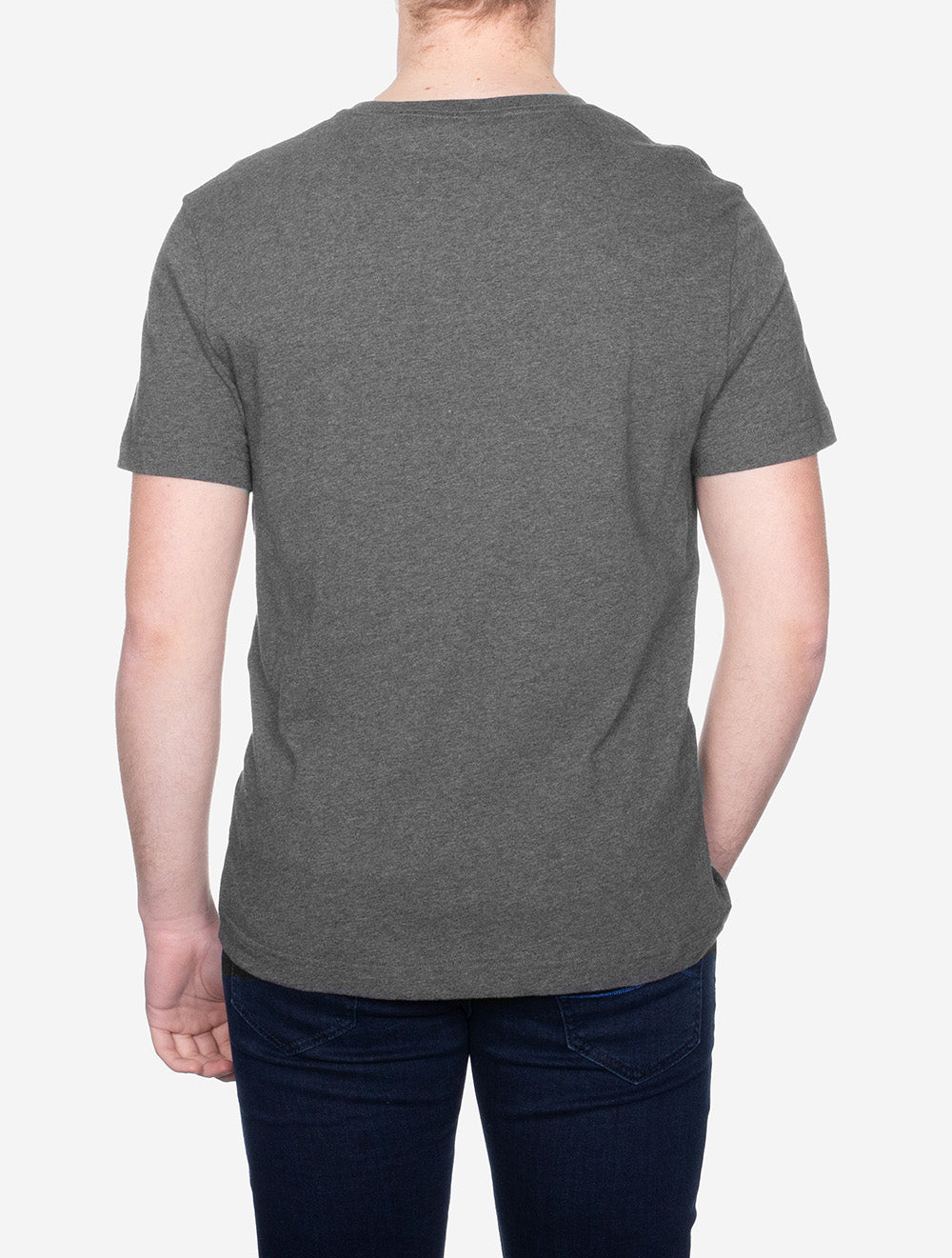 Regular Shield Short Sleeve T-Shirt Antracite Melange