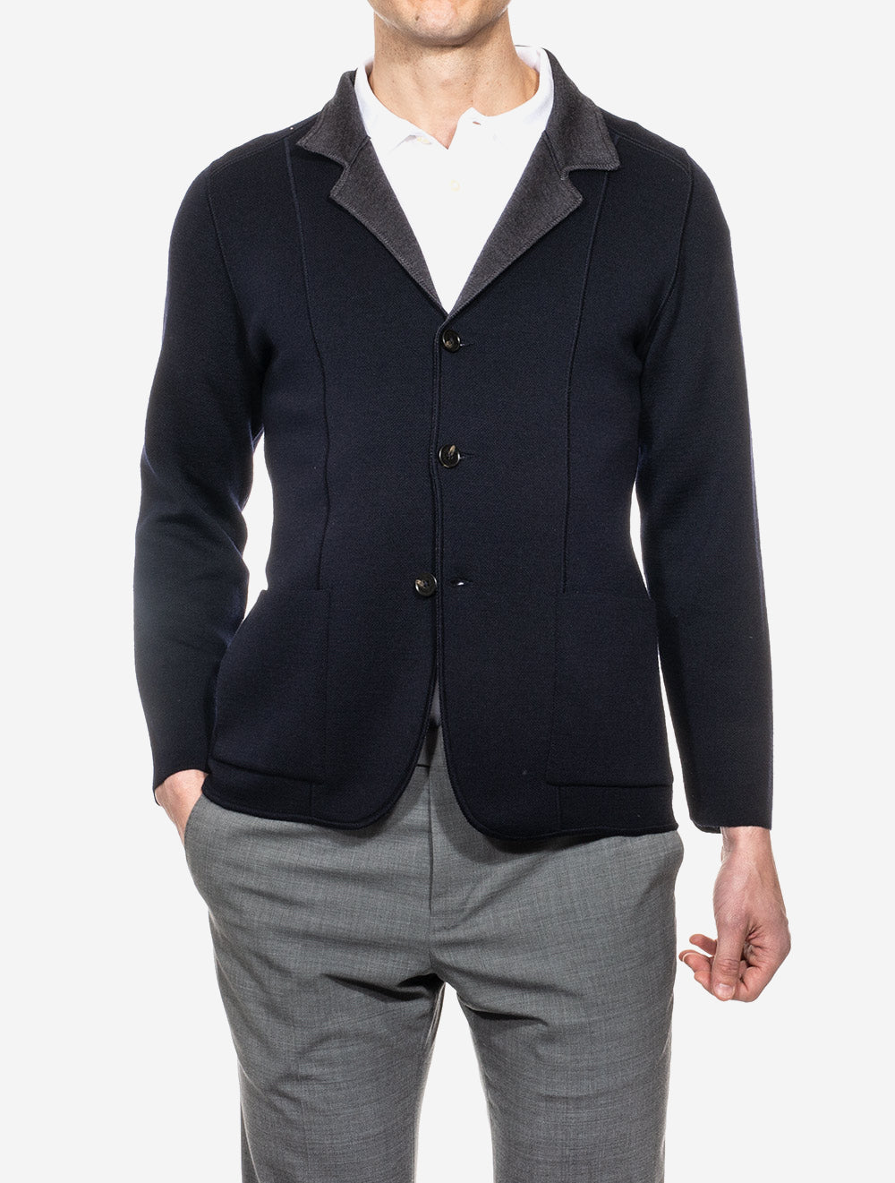 Swacket réversible bleu marine