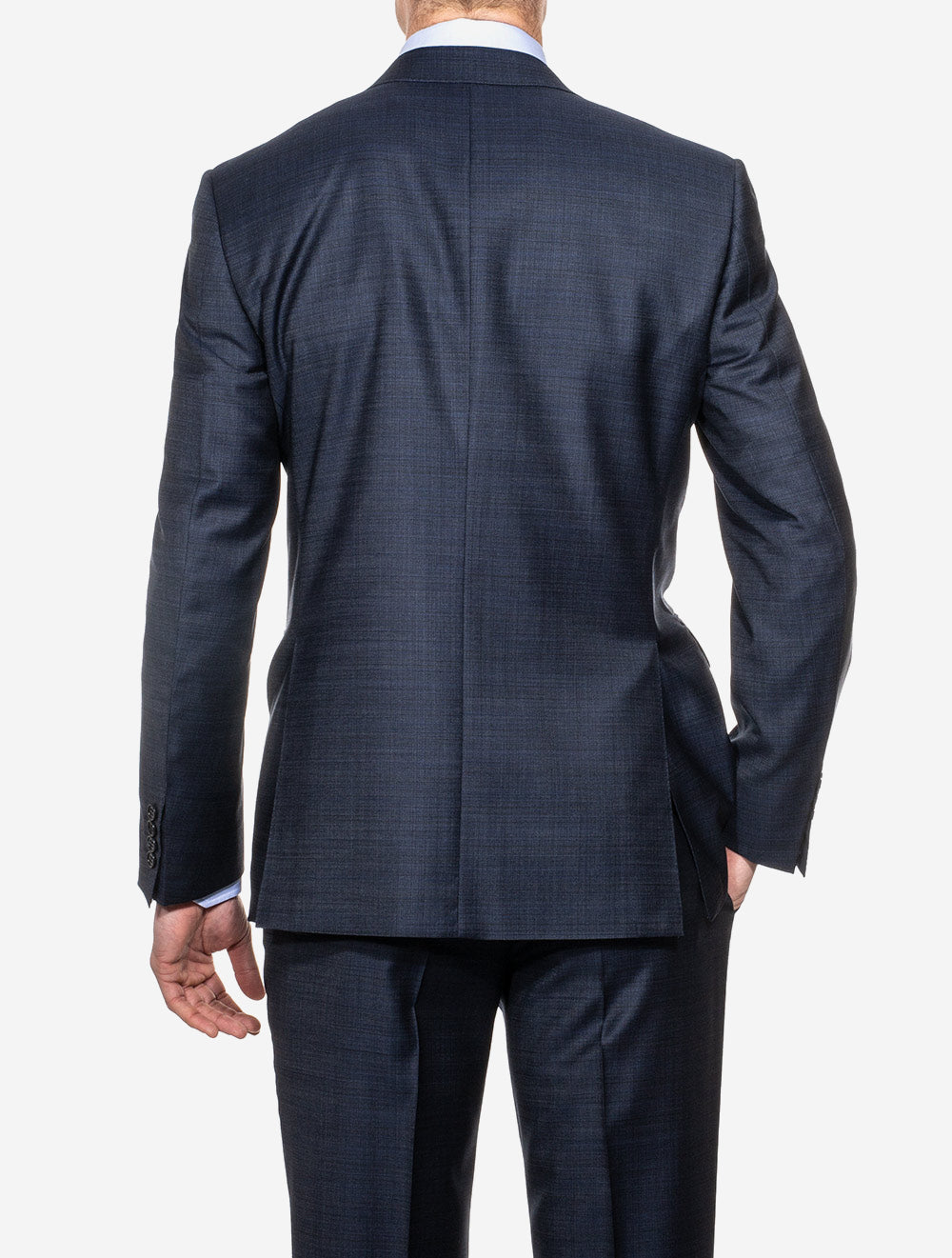 Slub Finished Suit Navy