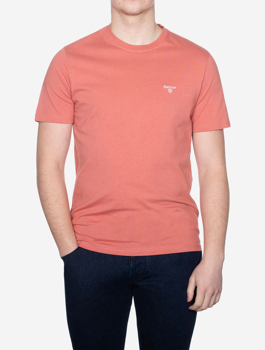 BARBOUR Sports T-Shirt Pink Clay