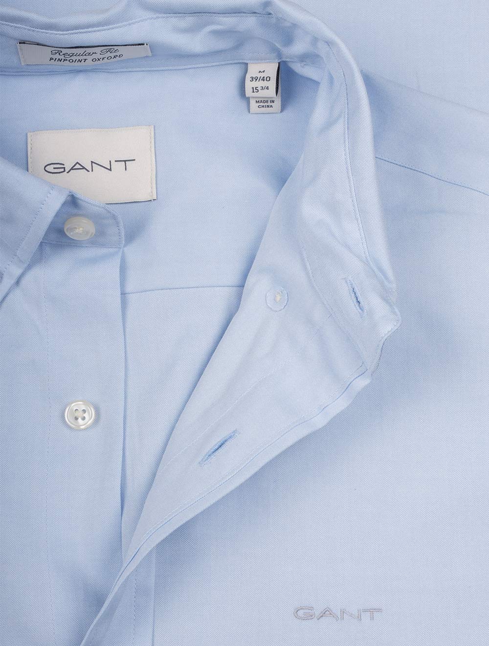 Regular Fit Pinpoint Oxford Shirt Light Blue