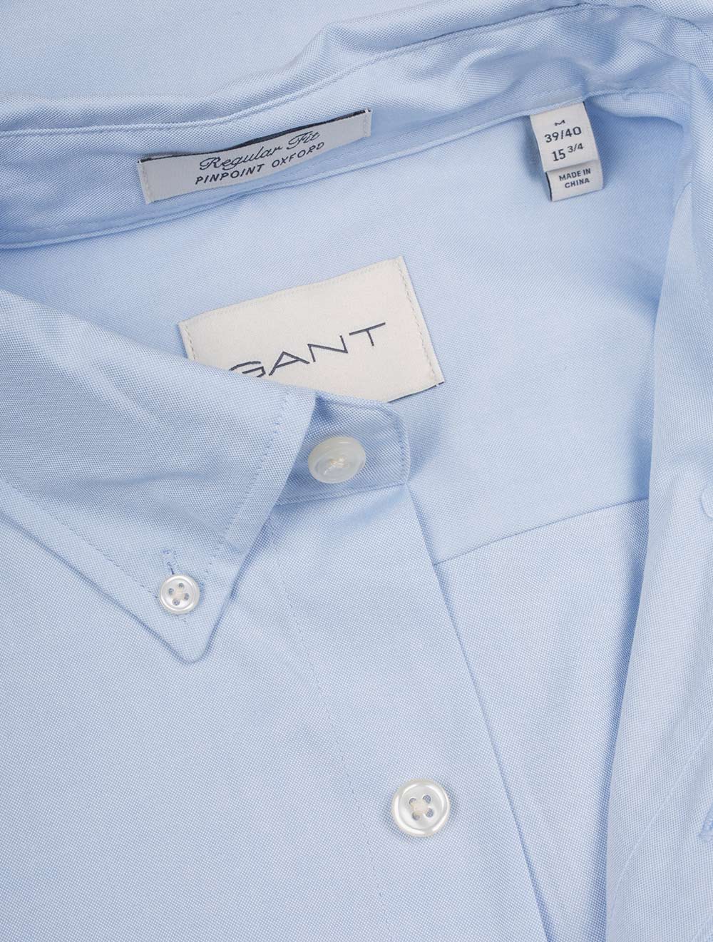 Regular Fit Pinpoint Oxford Shirt Light Blue
